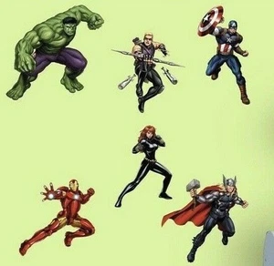 AVENGERS ASSEMBLE COLLECTION Offiziell lizenziertes Wandtattoo 15-17183 Fathead - Bild 1 von 3