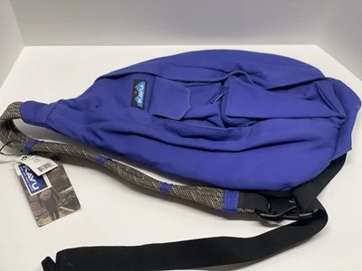 KAVU Rope Bag Royal Purple  Canvas Sling Crossbody Backpack Women's Hiking  - Image 1 of 4