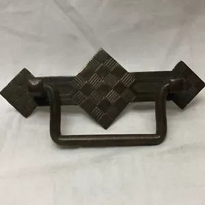 Vintage Ornate Metal Furniture Drop Bail Drawer Pull DIY Project Hardware - Picture 1 of 7