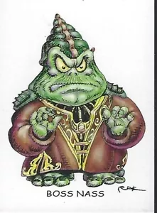 RAK (Robert A Kraus) art card di Star Wars serie 2 BOSS NASS - Foto 1 di 1