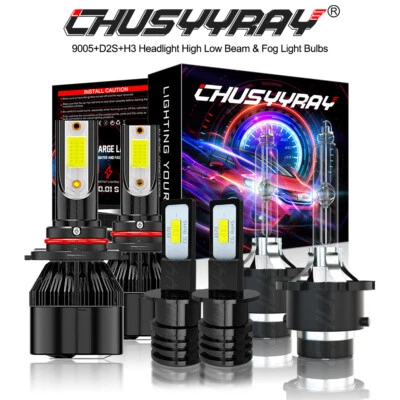 Для Infiniti I35 2002 2003 2004 9005 + D2S + H3 HID + LED фары + противотуманные лампы - Изображение 1 из 4