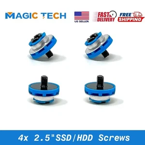 Lot of 4 HP Blue 2.5" Hard Drive Mounting Screws USDT USFF Desktop Mini Small - Picture 1 of 5