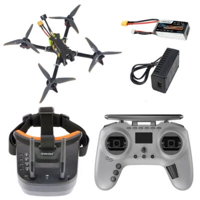 Drone da corsa fai da te F215 FPV integrato OSD Betaflight 45A 4 in 1 ESC Ratel 2 fotocamera - Immagine 1 di 4