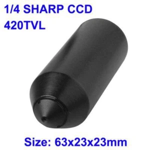 Sharp Mini Ccd Camera With Pinhole Lens - 63 X 23 X 23Mm Size - Picture 1 of 5
