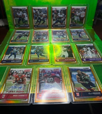 #/10 (17) 2016 SET Russell Wilson Marshawn Lynch Doug Baldwin RC AUTO SEAHAWKS - Image 1 of 4