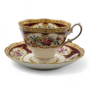 Royal Albert Lady Hamilton 1940’s Teacup and Saucer - Picture 1 of 9