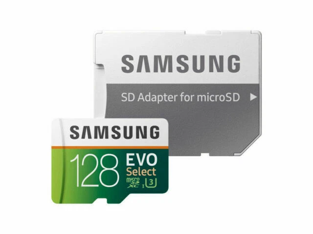 Samsung EVO Select 128GB Class 10 - microSDXC Card - (MB-ME128GA/AM)