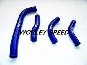 Blue Silicone Radiator Hose For Aftermarket CRF250 CRF 250 R CRF250R 2010 2011 - Picture 1 of 10