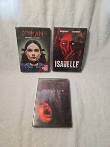 Orphan, Isabelle And Exorcist Dvds (New) - Imagen 1 de 4