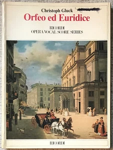GLUCK "ORFEO ED EURIDICE" PIANO/VOCAL SCORE HC VG ITALIAN TEXT - Picture 1 of 1