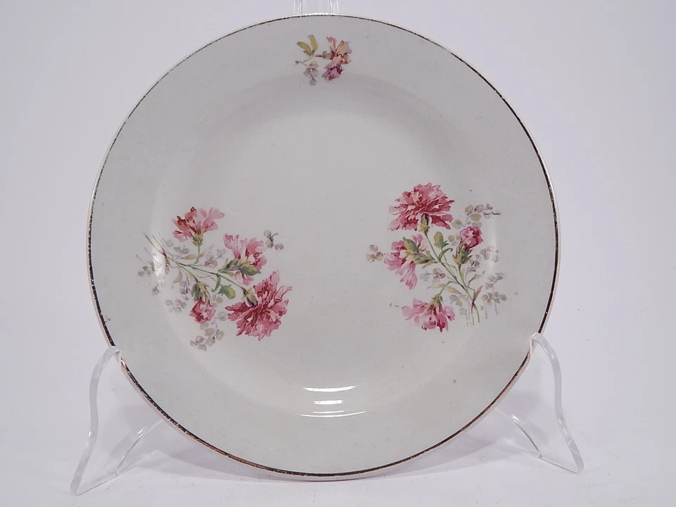 ANTICO PIATTO SOCIETA' CERAMICHE ITALIANA LAVENO VERBANUM STONE 1800 ART NOUVEAU - Immagine 1 di 1