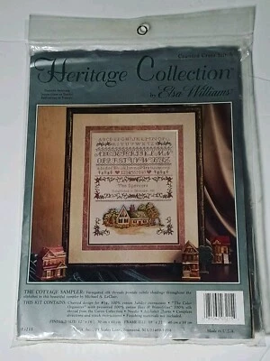 [NEW] Heritage Collection by Elsa Williams - The Cottage Sampler - Cross Stitch - Image 1 of 2