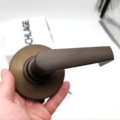 Schlage Door Lever Decorative Commercial Oil Rubbed Bronze 613 SAT AL170 NOS - Image 1 of 4