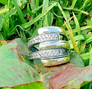  Sterling Silver  9K with CZ  SAME DAY SHIPPING  - Bild 1 von 3