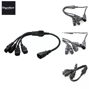 Cable de alimentación Eonvic IEC 320 4x c13 C14 macho a 4XC13 hembra 4x divisor cable en Y - Imagen 1 de 6