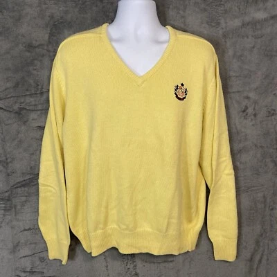 Suéter de Colección La Mode Hombres Talla L Ropa Deportiva Activa Pullover Cuello en V Logo de Golf Años 80 Foto 1 de 4