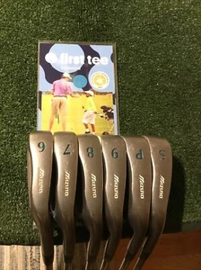 Mizuno Silver Cup Mid-Size Irons Set (6-PW-SW) True Temper Steel Shafts - Picture 1 of 12