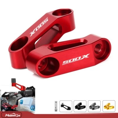 For Honda CB500X 2013-2024 Rearview Mirror Risers Extenders Adapters CB 500 X — 第 1/4 张图片