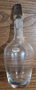 Jarra de vino de cristal Bohemia con tapón - 27 cm de alto - Imagen 1 de 5