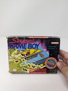 Super GameBoy (Super Nintendo Entertainment System, 1994) Complete in Box