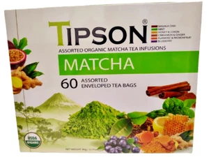 Tipton Organic MATCHA Tea Infusions, BB 10/28, Lot of 60 Bags, Free Shipping - Picture 1 of 6
