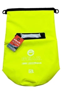 NWT Enthusiast Gear Insulated Backpack Cooler/ Waterproof Dry Bag~15L YELLOW - Picture 1 of 12