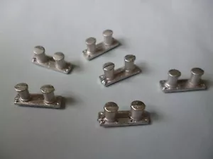Model Boat Bollards 13 mm Long 6 mm Tall AM 02 Like Robbe Graupner X 6 Pcs. - Picture 1 of 2