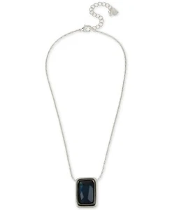 Robert Lee Morris Soho Stone Geometric Pendant Necklace, 17" + 3" extender - Picture 1 of 1