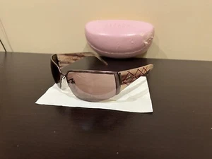NEW Escada Col. SA8 SES 594S Copper Brown Beige Red Pearly Large Sunglasses - Picture 1 of 13