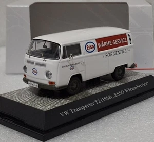 (10) Volkswagen VW T2 Transporter ESSO 1968 White 1:43 Premium Classixxs 11254 - Picture 1 of 16