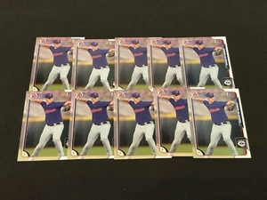 2015 Bowman Aaron Slegers 1st Bowman Prospect (BP105) - Lot of 10x - Picture 1 of 2