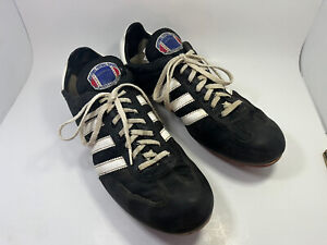 adidas NATIONAL FOOTBALL LEAGUE SPIELER ASSOC NFLPA Schuhe 70er Jahre Stollen SELTEN Vintage