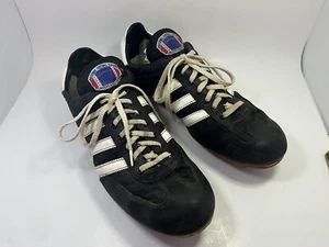 Adidas NATIONAL FOOTBALL LEAGUE PLAYERS ASSOC NFLPA Shoes 70s Cleats RARE VTG - Picture 1 of 24