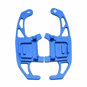 2x Car Steering Wheel Shift Paddle Accessories For VW GOLF GTI R GTD MK7 Blue - Picture 1 of 6