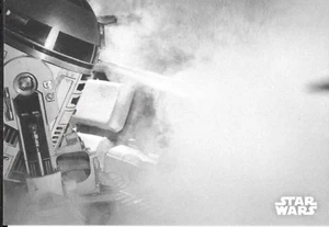 2018 Topps Star Wars Black & White A New Hope #117 Extinguishing the Flames - Picture 1 of 1