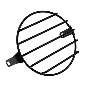 6.3'' Motorrad Streifen Scheinwerfer Protector Lampe Abdeckung Für Harley Honda - Picture 1 of 6