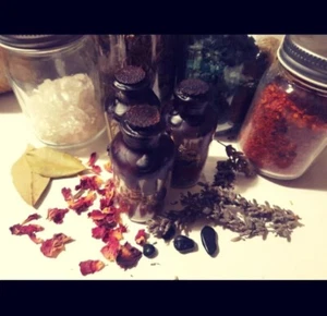 Geschenkidee | Ritual| Schutzzauber | 3er-Set-Schutzfläschen | Personalisierbar  - Bild 1 von 1