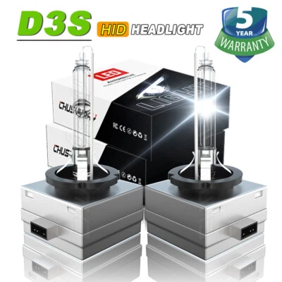 Front HID Headlight Bulb For Lincoln MKS 2009-2016 High & Low Beam Stock QTY 2 - Image 1 of 4