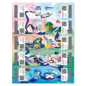 SWITZERLAND 2022 Swiss Blocks COMPLETE all 10 stamps ** MNH - Picture 1 of 2