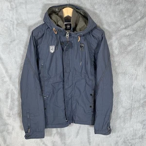 G-Star Raw Halo Recolite Jacket Overshirt Herren Large Blau Jacke Military - Bild 1 von 9