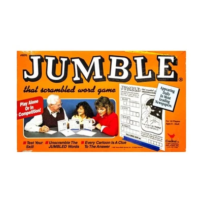 Canada Games Company Party Games Jumble - that Scrambled Word Game Box Fair/VG+ - Image 1 of 2
