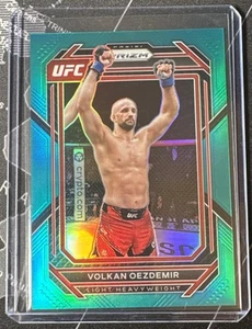 2023 Panini Prizm UFC Volkan Oezdemir #178 Teal Prizm /49 - Picture 1 of 2