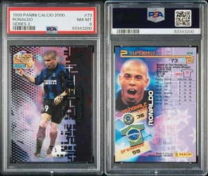 RONALDO NAZARIO 1999 PANINI CALCIO 2000 SERIES 2 #73 PSA 8 - Picture 1 of 1