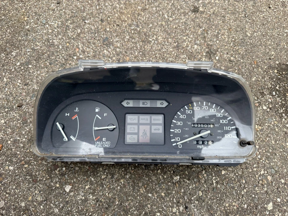 1990-1991 Civic 3Dr DX спидометр кластер 103k миль OEM M/T - Изображение 1 из 1