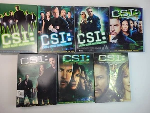 CSI DVD Lot Seasons 1 2 3 4 5 6 7 Crime Scene Investigation CBS TV Show *AS IS* - Picture 1 of 5