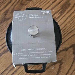 Artisanal Kitchen Supply Cast Iron Petite Dutch Oven - Picture 1 of 3