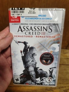 Assassin's Creed III: Remastered Nintendo Switch Videojuego 2019 Ubisoft Nuevo en Paquete - Imagen 1 de 6