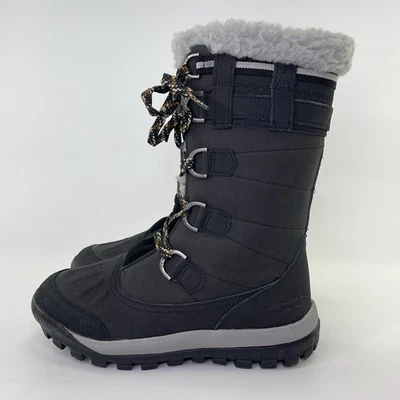 Bearpaw Desdemona Women's Waterproof Winter Snow Boots Black Wool Blend Sz 9 - Image 1 of 4