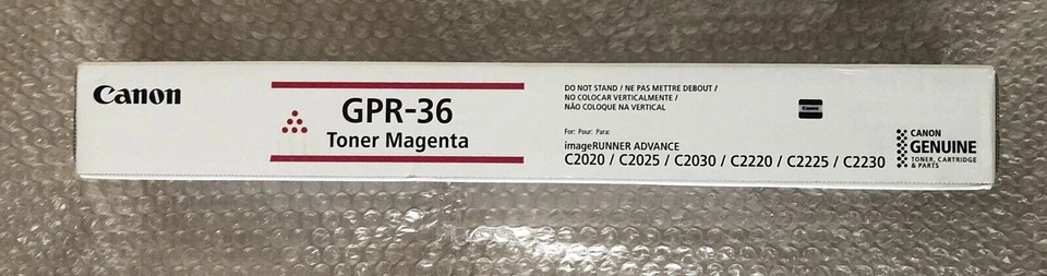 Cartucho de tóner magenta original Canon GPR36 (3784B003) - NUEVO SELLADO Foto 1 de 1
