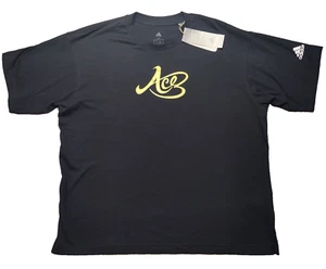 ADIDAS Candace ACE Parker Women Medium Black Oversized T-Shirt NEW - Picture 1 of 12